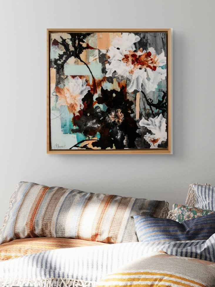 Like Fancy Wallpaper – a dynamic mixed media artwork.
